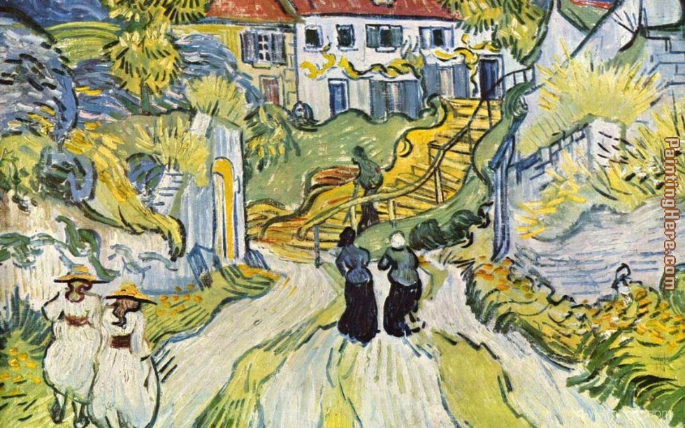 Vincent van Gogh Stairway at Auvers